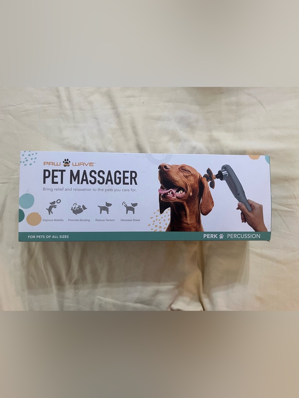 🐾PAW WAVE🐾PERK Percussion Pet Massager for Dogs and Cats